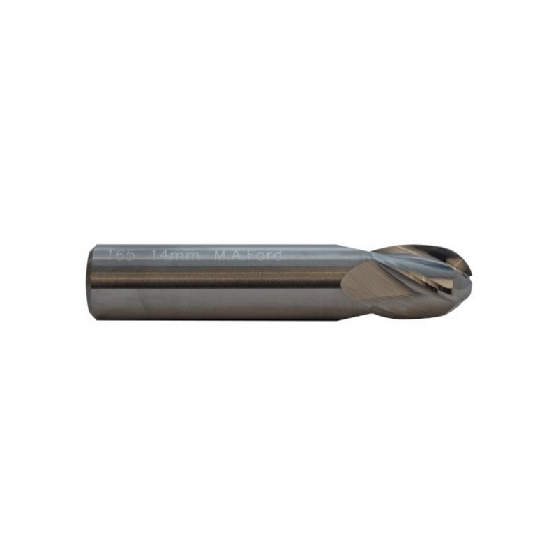 Picture of 4.0 MM 4 FLUTE STUB BALL NOSE END MILL